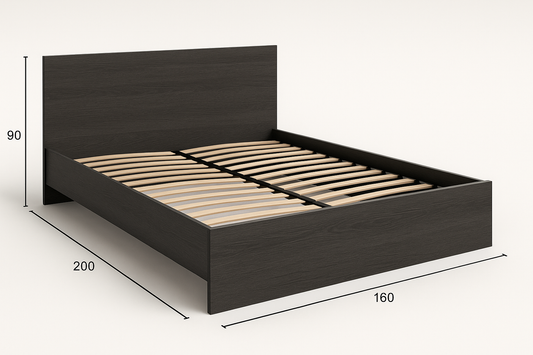 Dvigulė lova „Charcoal Double“