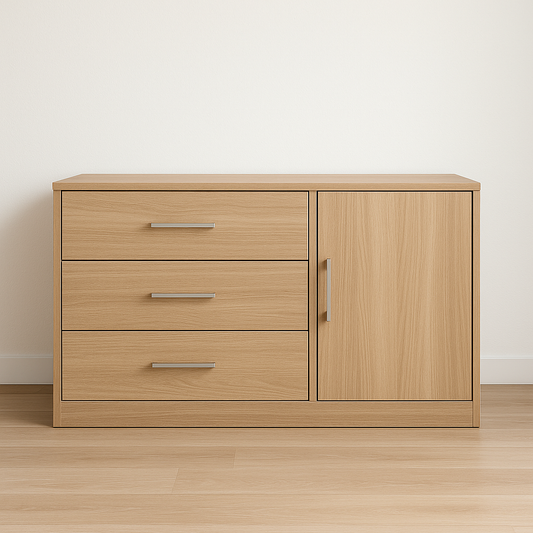 Komoda su stalčiais „Šilumos Atspindys“